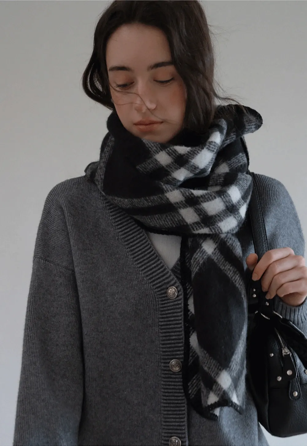 Classic Plaid Warm Shawl Scarf