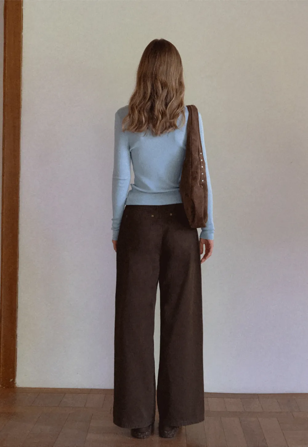 Ribbed Turtleneck Top