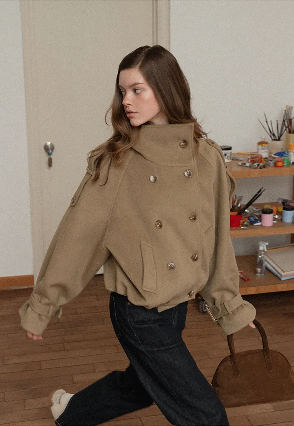 Elegant Jacket and Pleated Skirt Set