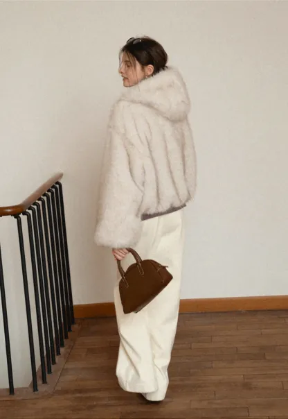 Women Double-Sided Fuzzy Coat