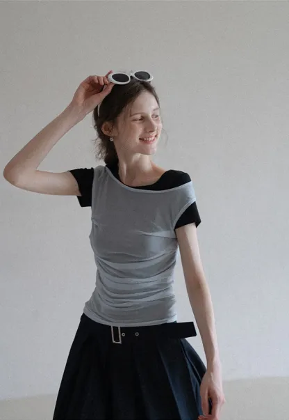 Stretch Ruched Tank Top