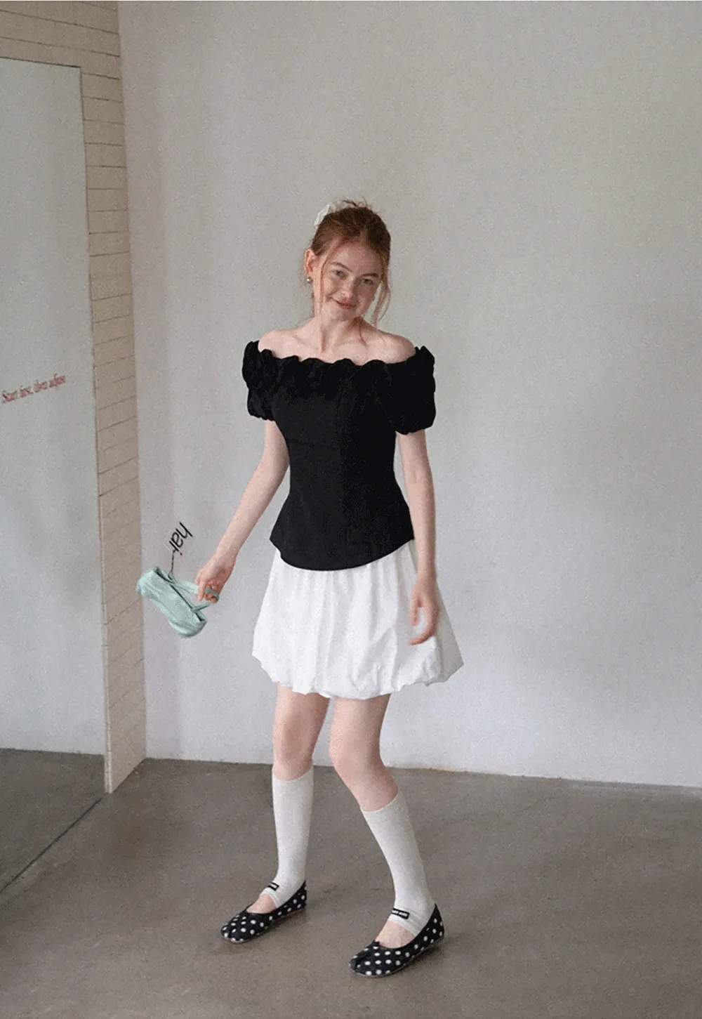Women’s Off Shoulder Ruffle Blouse