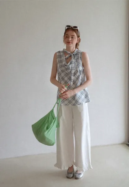 Women’s Ruffle Hem Wide-Leg Pants