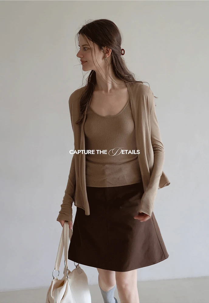 Lightweight Cardigan & Tank Set