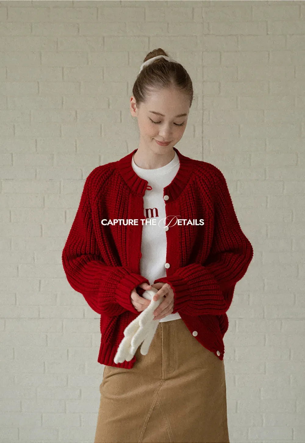 Corduroy A-Line Mini Skirt