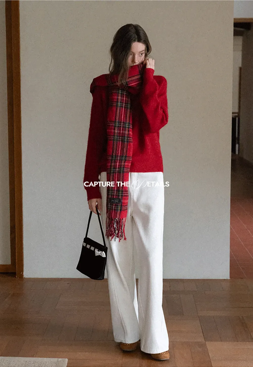 Cut-Out Layered Turtleneck Sweater