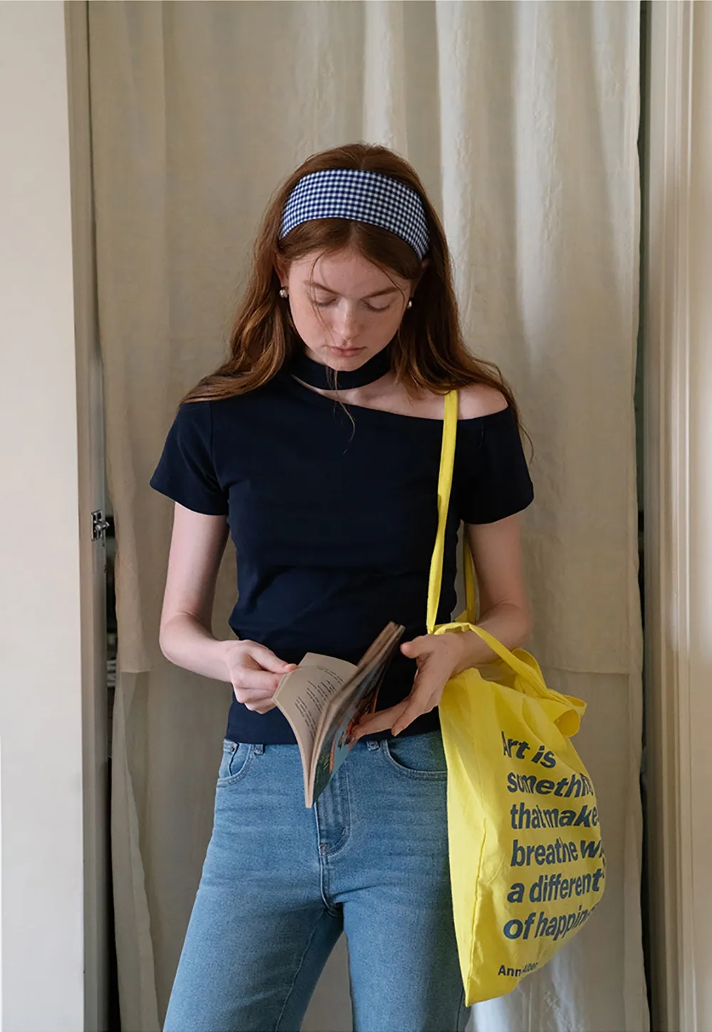 Asymmetrical Neckline Tee