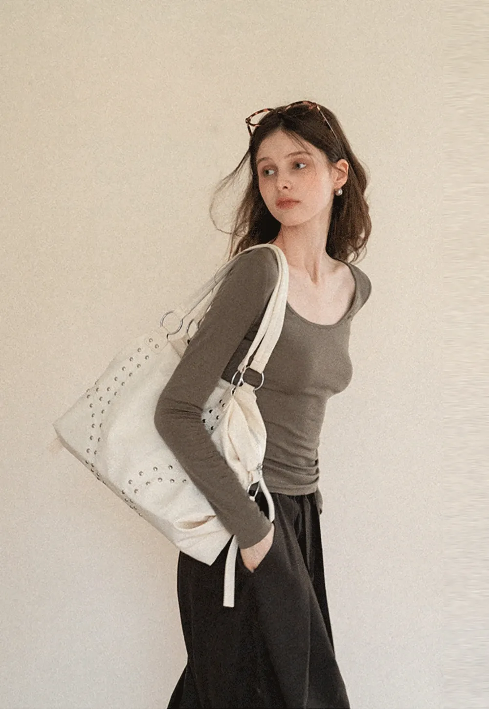 Women's Scoop-Neck Long-Sleeve Tee