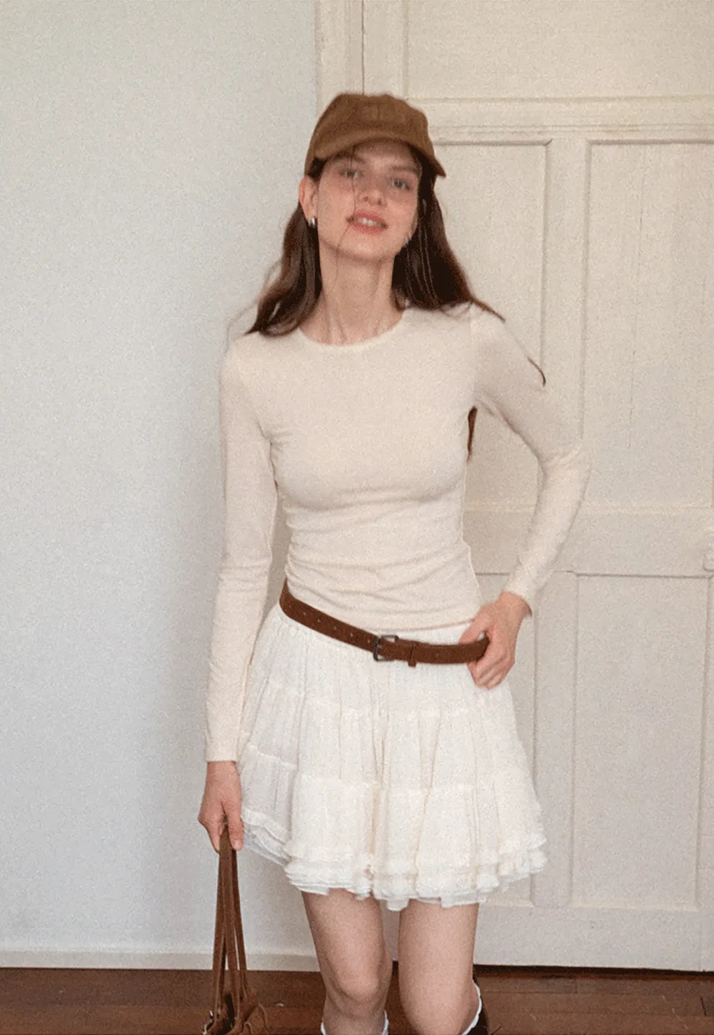 Basic Long Sleeve Crop Top