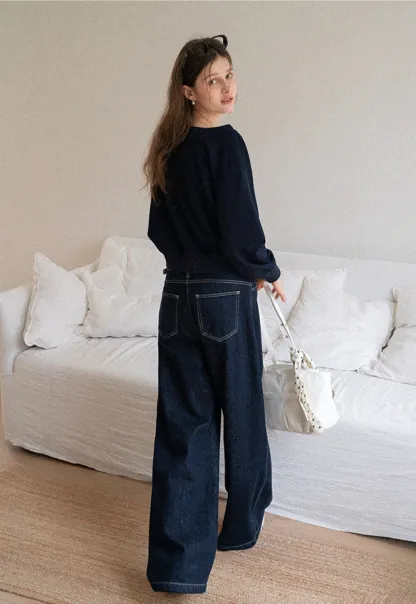 Womens Tie-Front Loose One-Shoulder Sweatshirt