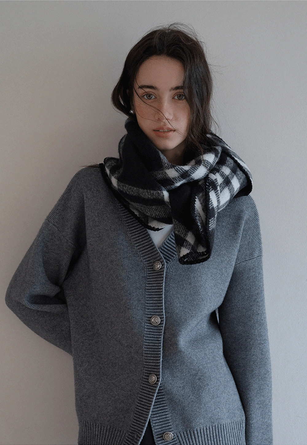 Classic Plaid Warm Shawl Scarf