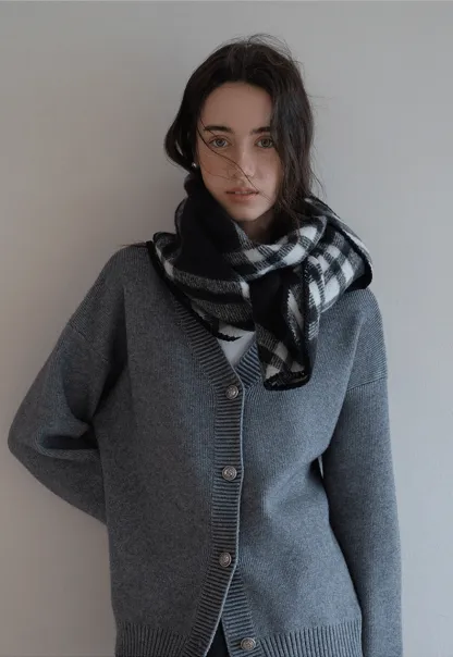 Classic Plaid Warm Shawl Scarf