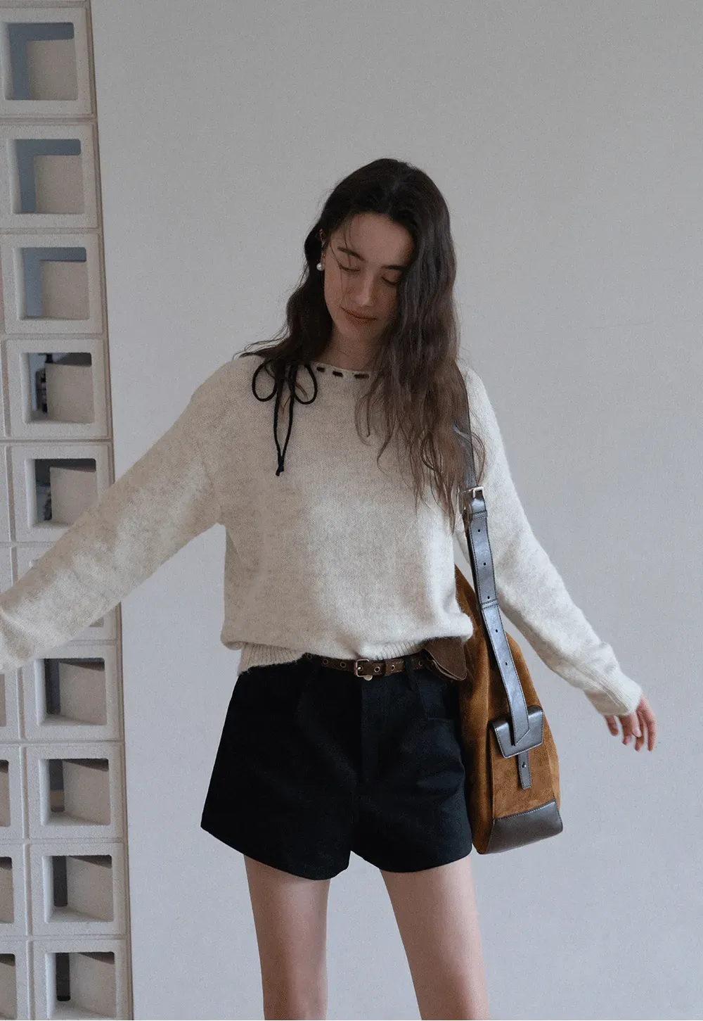 Bow Detail Knit Sweater