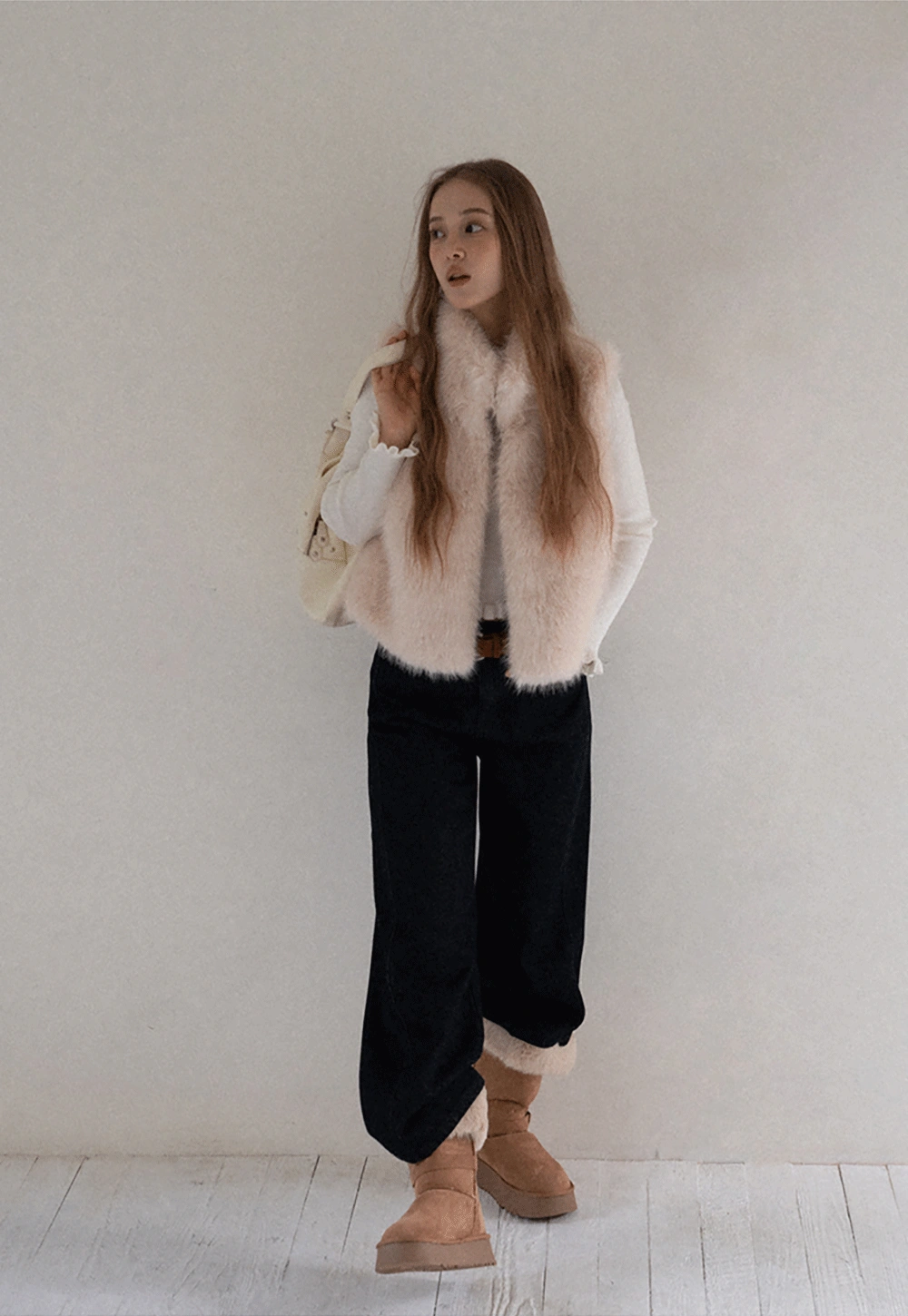 Women Minimalist Knit Long Sleeve Slim Fit Sweater