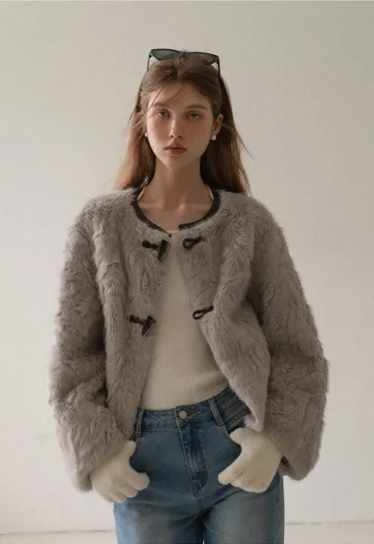 Solid Color Thick Knitted Finger Gloves