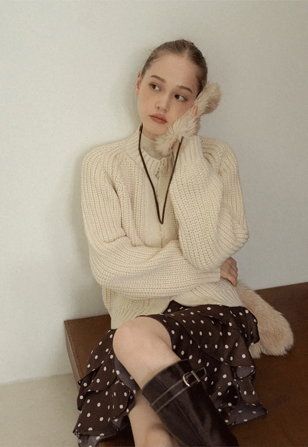 Classic Button Cardigan Women Soft Knitwear