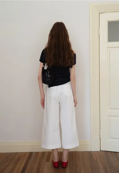 Asymmetrical Tie-Front T-Shirts