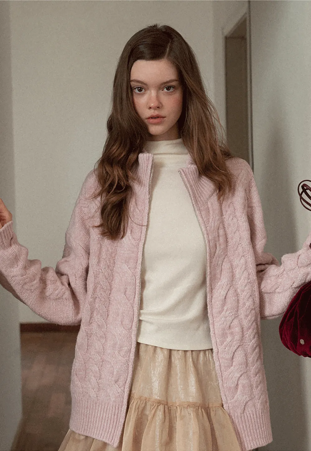 Bubble Hem Organza Skirt