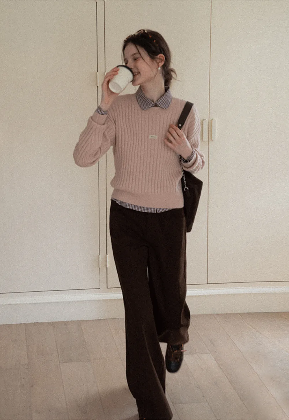 Wide-Leg Suit Trousers