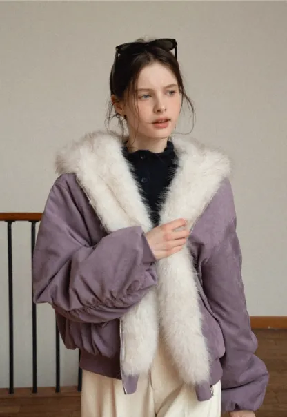 Women Double-Sided Fuzzy Coat