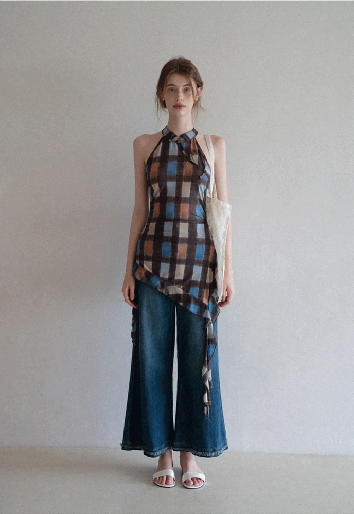 Women’s Belted Wide-Leg Jeans