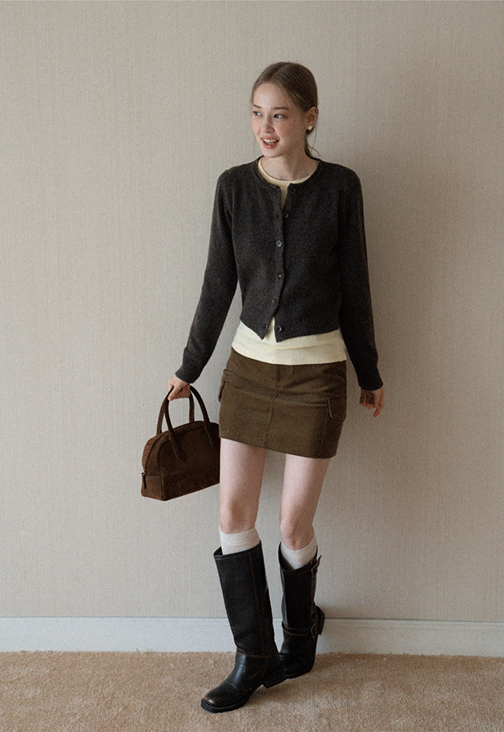 Knit Button Down Cardigan