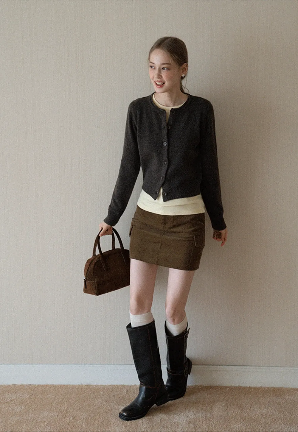 Knit Button Down Cardigan