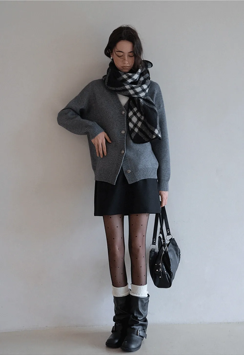 Classic Plaid Warm Shawl Scarf