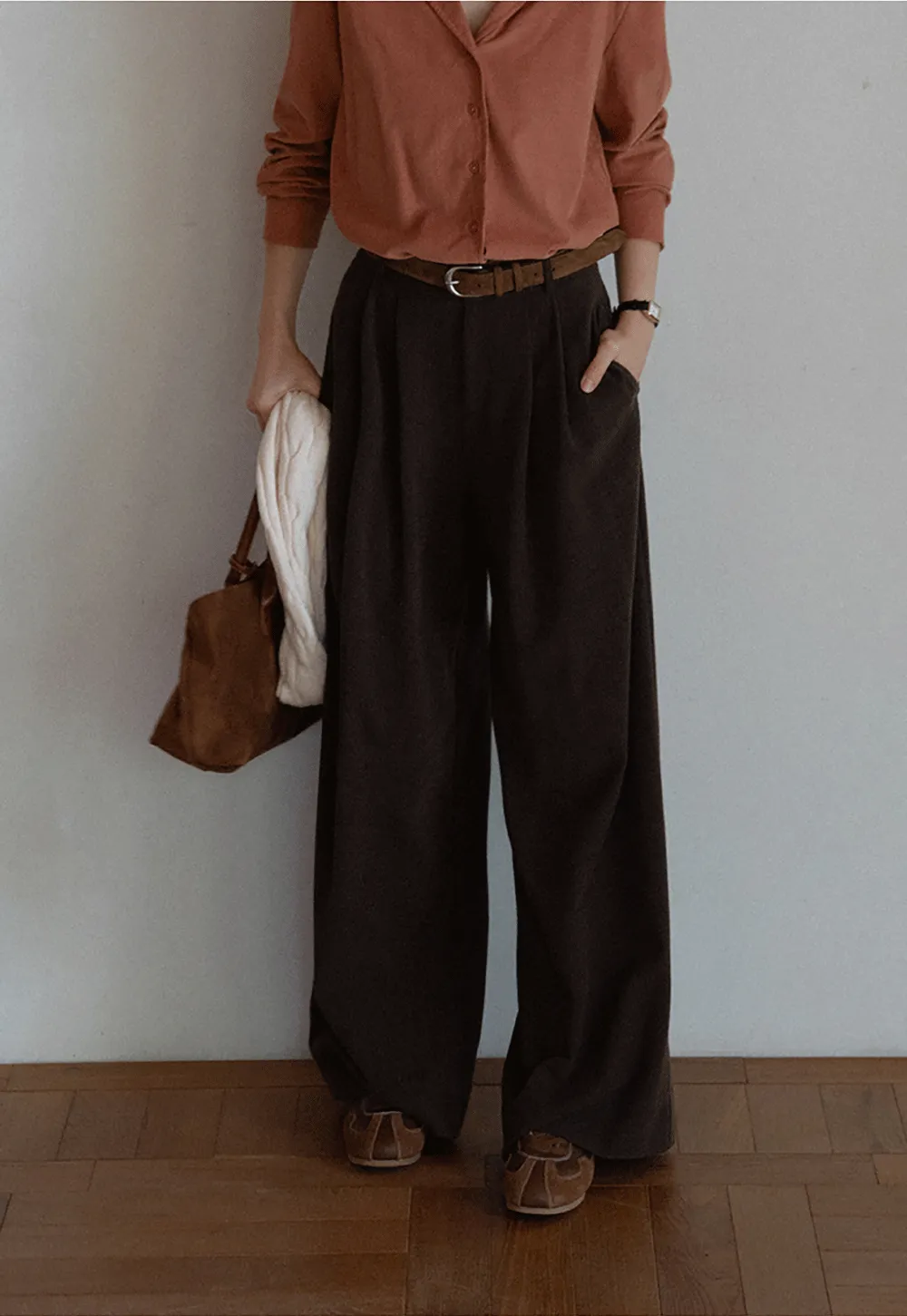 High Waist Wide Leg Pants