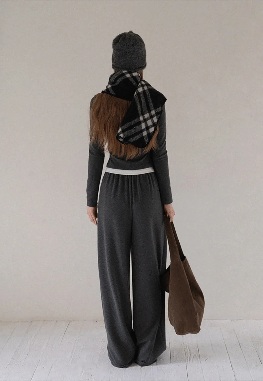 Women Knit Two Piece Set V Neck Long Sleeve Pullover and Pants