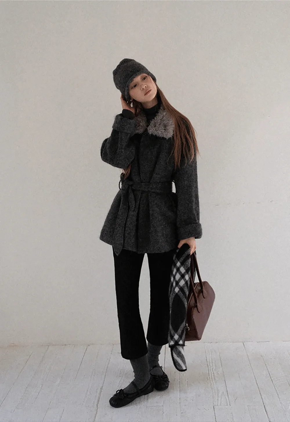 Women Soft Knit Turtleneck Slim Fit Shirt