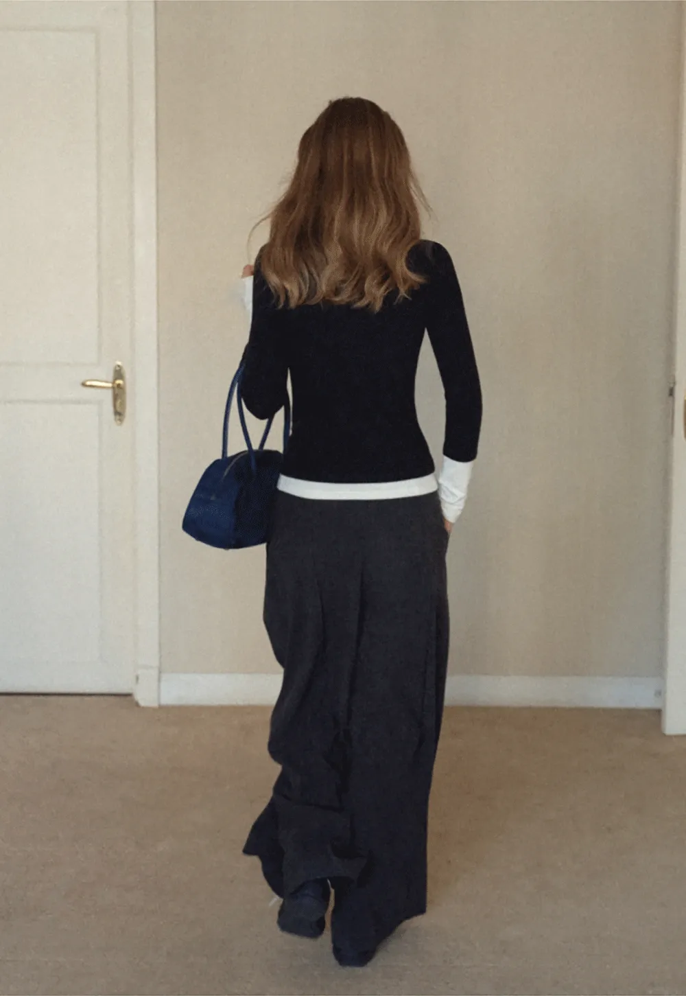 Womens Colorblock Long Sleeve Henley Top