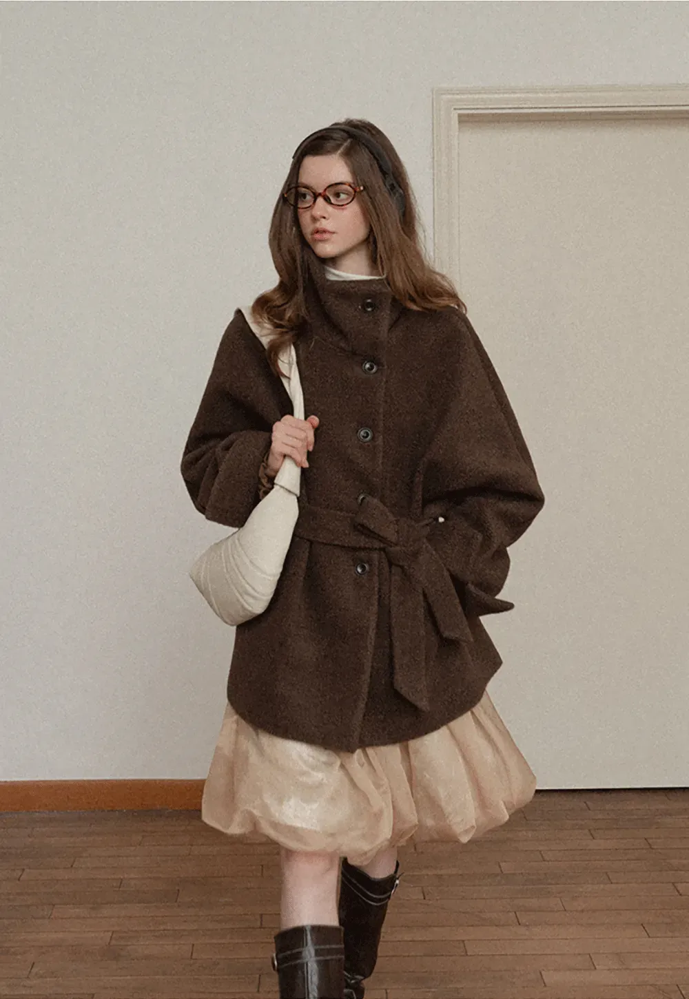 Bubble Hem Organza Skirt