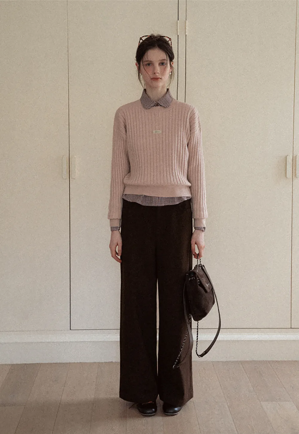 Wide-Leg Suit Trousers