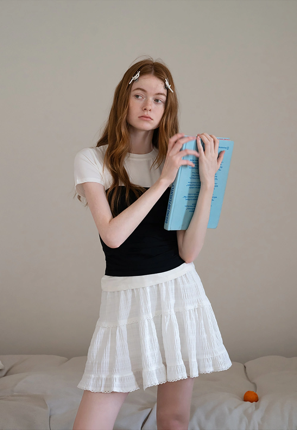 Black and White Contrast Tee