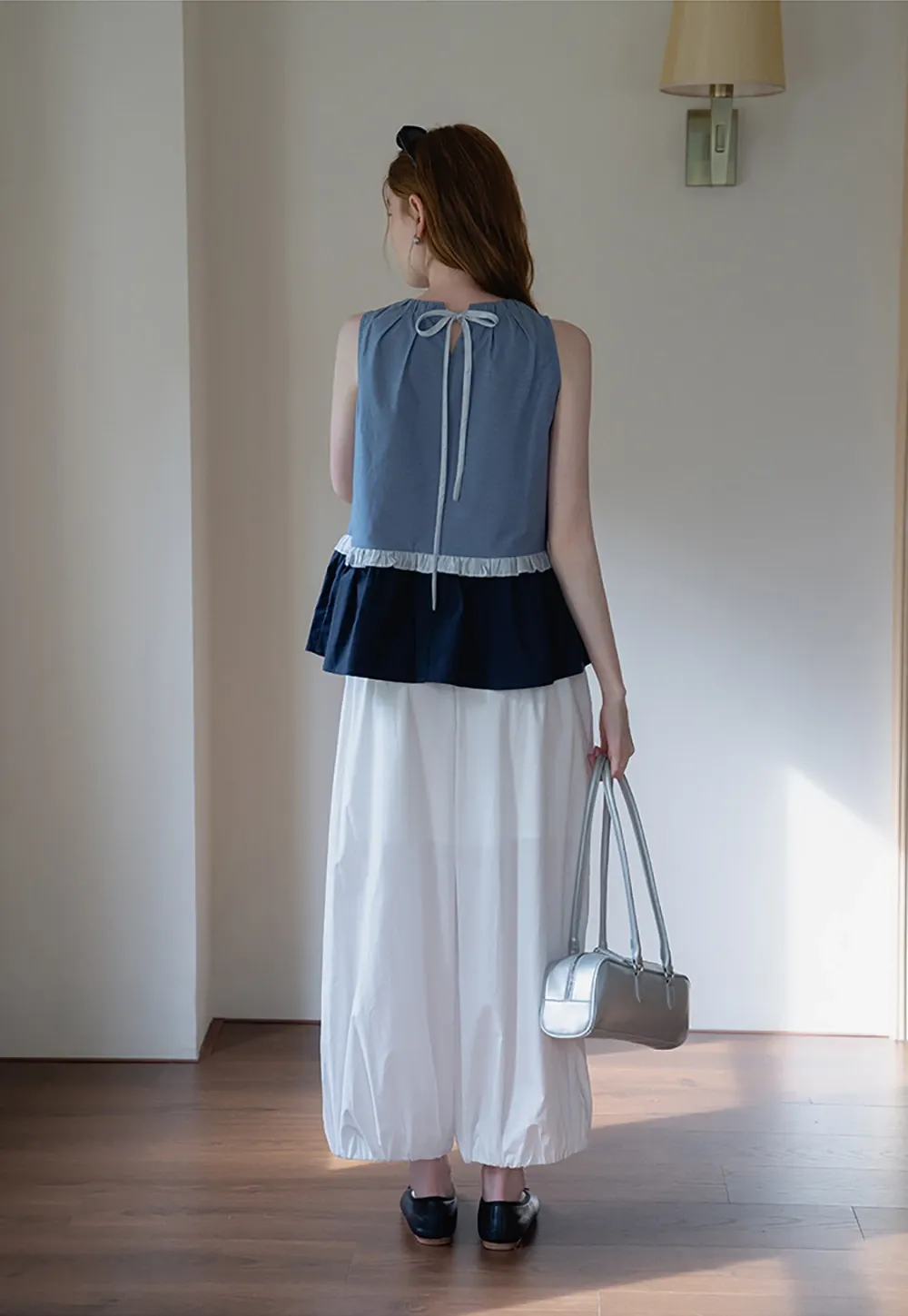 Women’s Layered Ruffle-Hem Sleeveless Vest