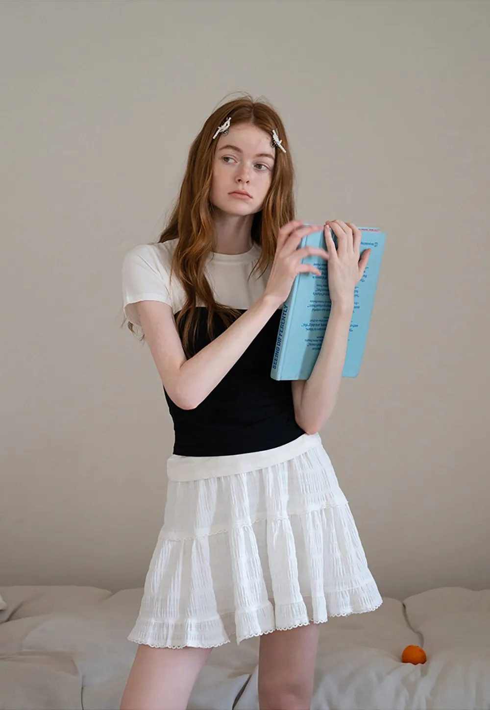 Black and White Contrast Tee