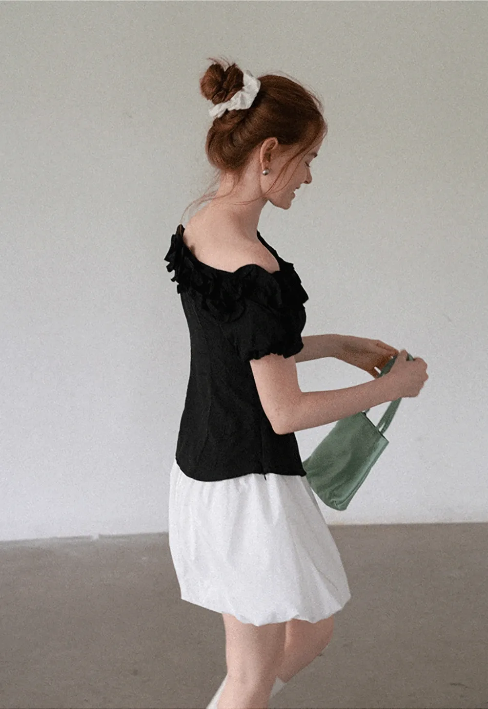 Women’s Off Shoulder Ruffle Blouse