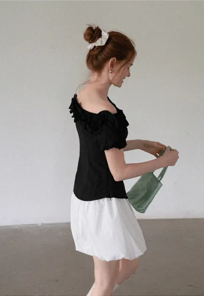Women’s Off Shoulder Ruffle Blouse