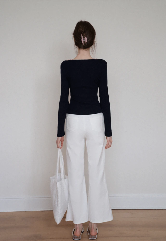 High-Waist Flared Jeans