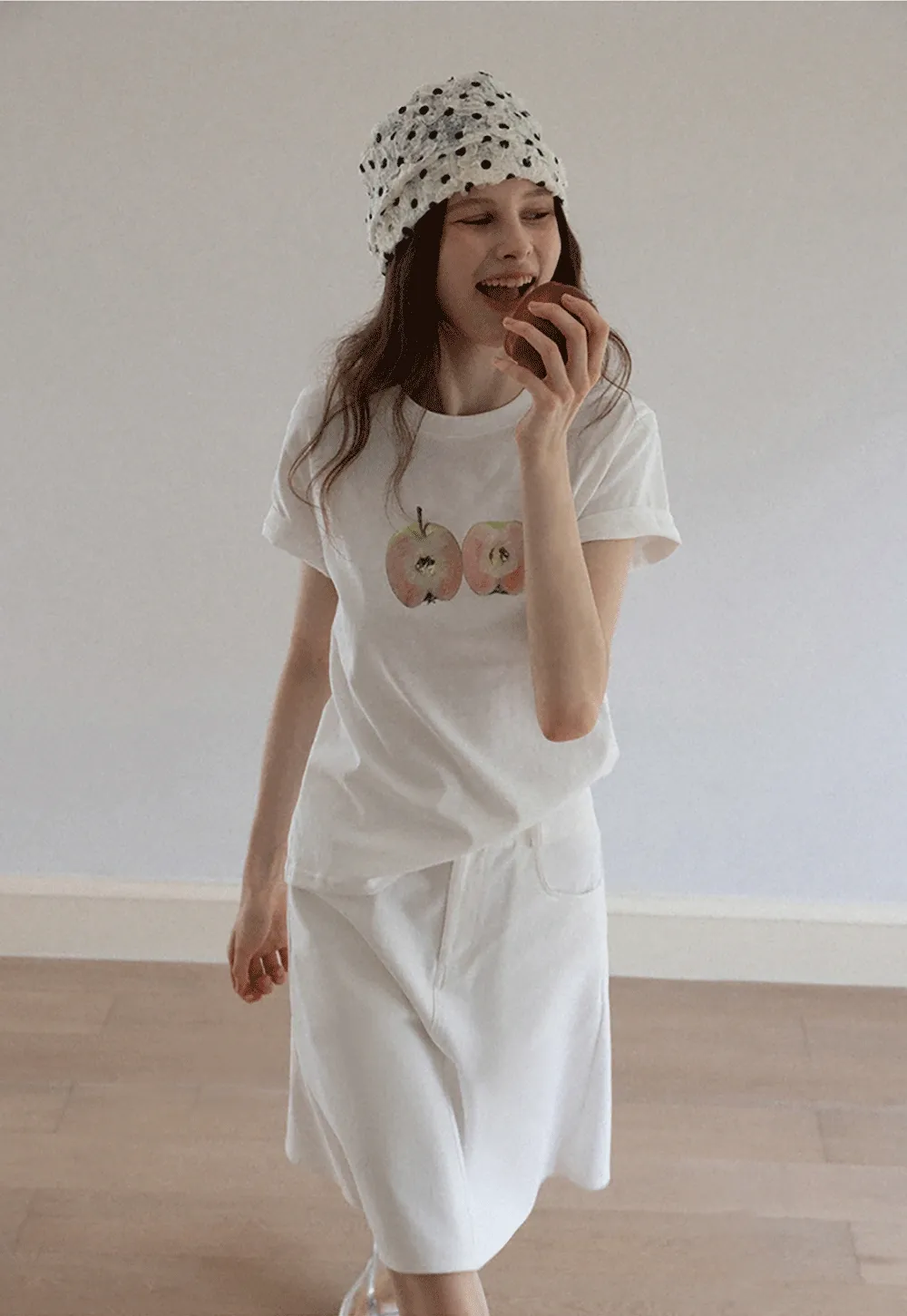 Women's A-Line Mini Skirt with Pockets