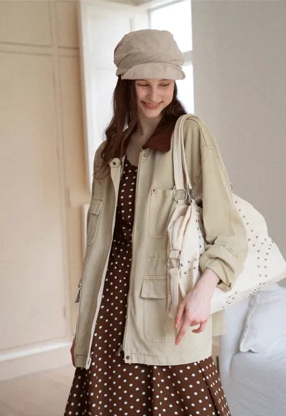 Sleeveless Polka Dot Midi Dress