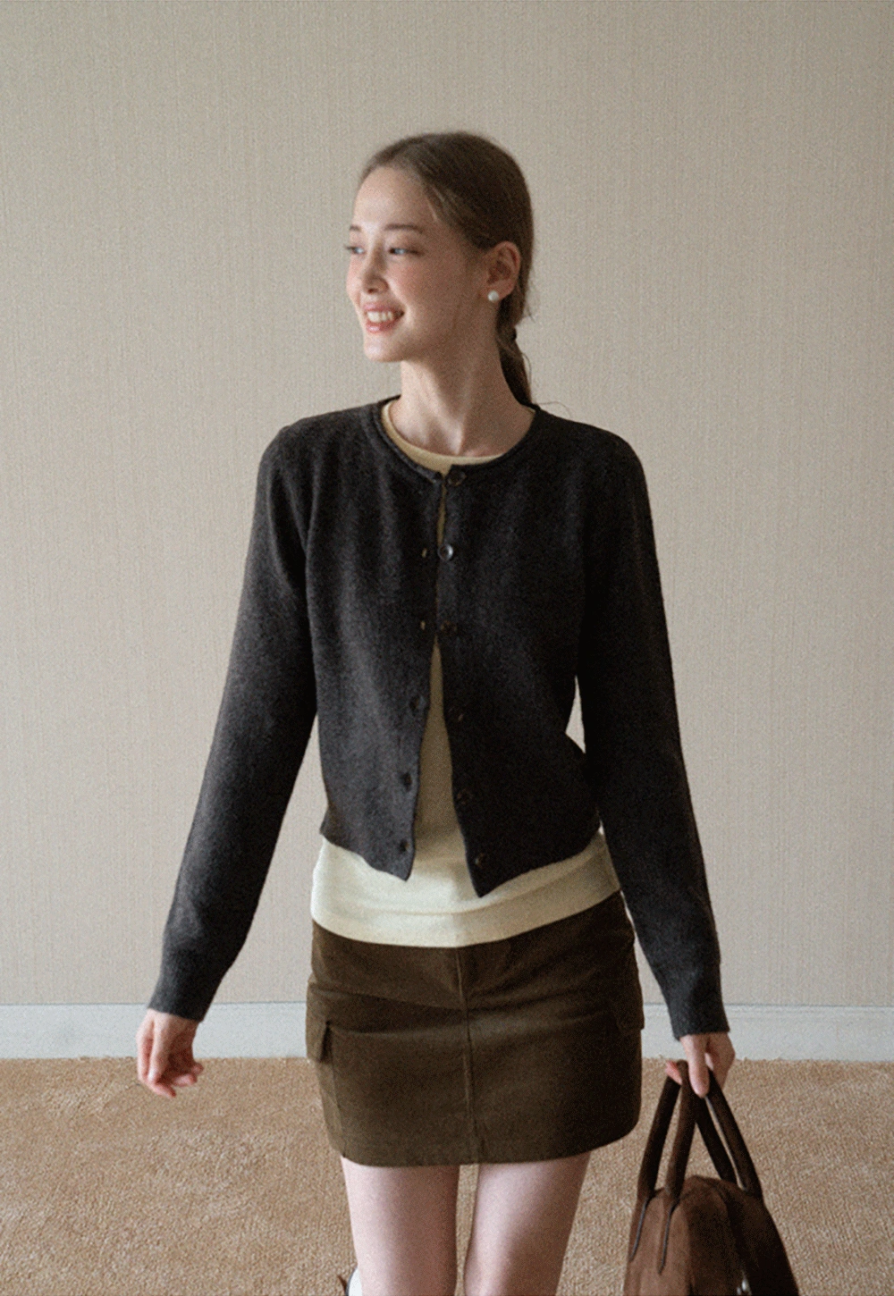 Knit Button Down Cardigan