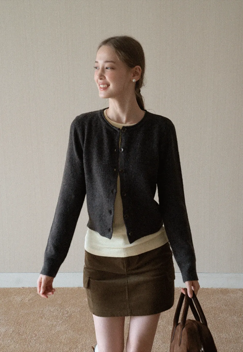 Knit Button Down Cardigan