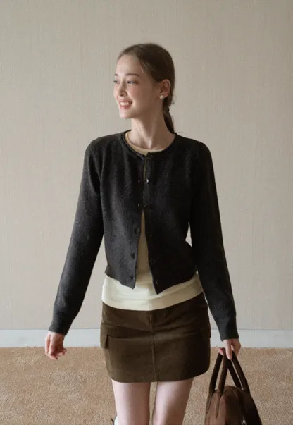 Knit Button Down Cardigan