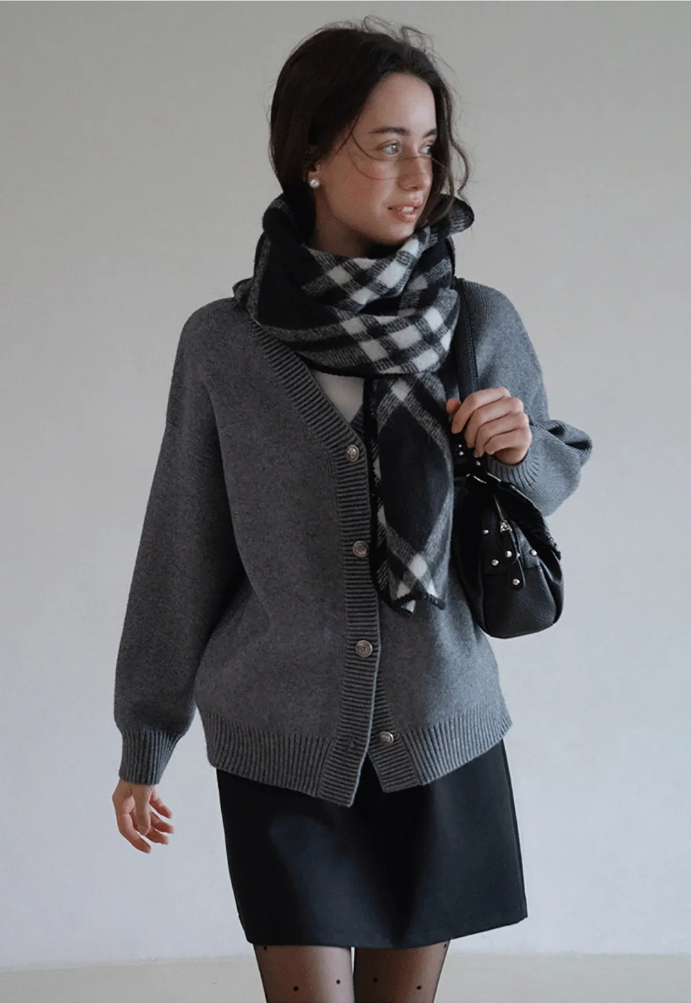 Classic Plaid Warm Shawl Scarf