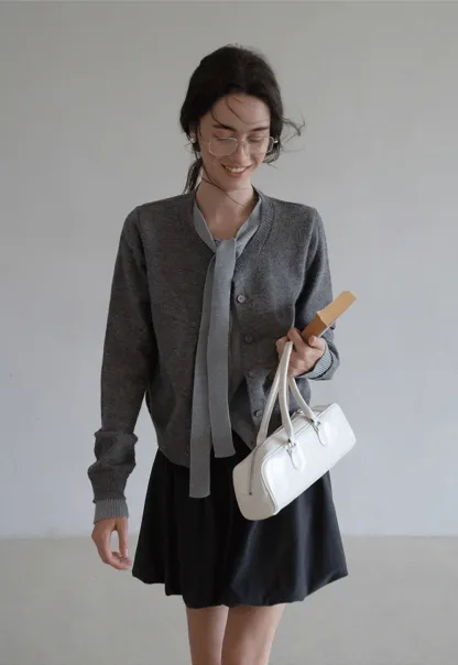 Elegant Button Down Cardigan