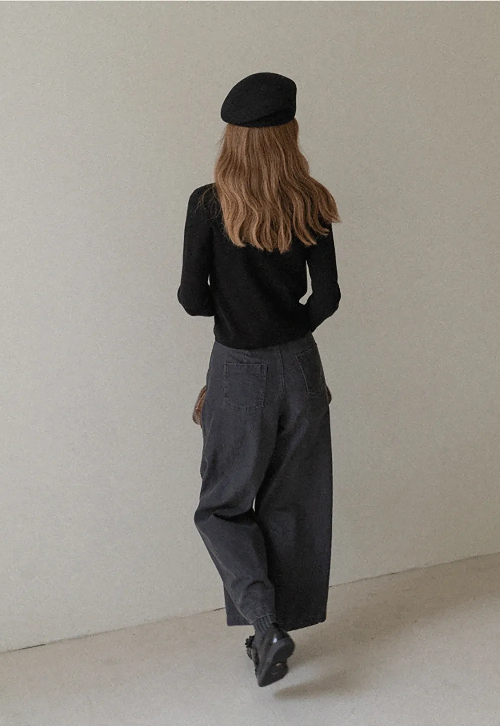 Women Knit Cardigan with Flower Button Vintage Style