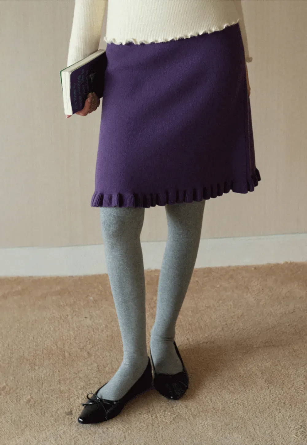 Soft Knit High-Waist Lounge Pants