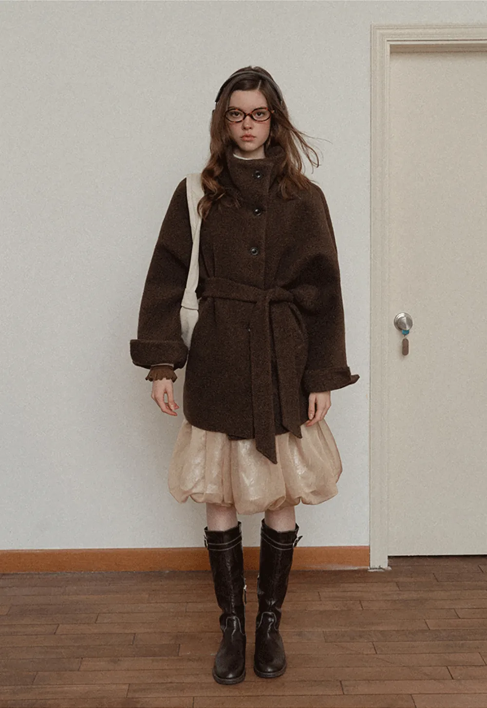 Bubble Hem Organza Skirt